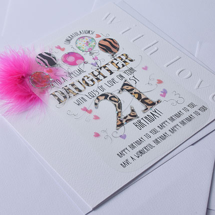 Wendy Jones-Blackett Daughter 21st Birthday Card CN1656 - Image 2