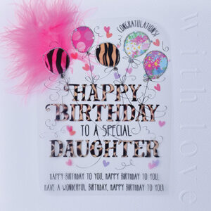 Wendy Jones-Blackett Daughter Birthday Card CN1699