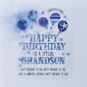 Wendy Jones-Blackett Grandson Birthday Card CN1705
