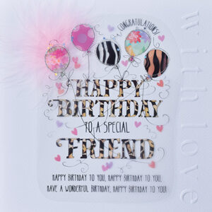 Wendy Jones-Blackett Special Friend Birthday Card CN1706