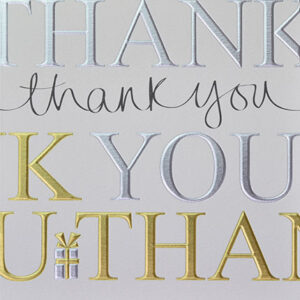 Wendy Jones-Blackett Thank You Card Q510