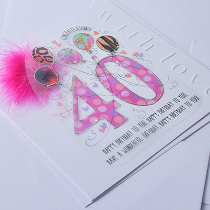 Wendy Jones-Blackett 40th Birthday Card CN1630 - Image 2