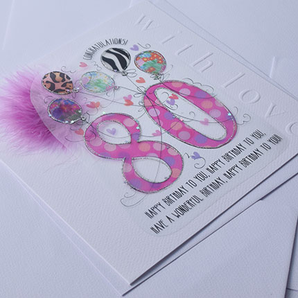 Wendy Jones-Blackett 80th Birthday Card CN1642 - Image 2
