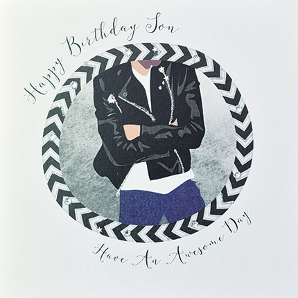 Wendy Jones-Blackett Son Birthday Card PDB33