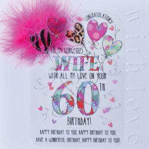 Wendy Jones-Blackett Wife 60th Birthday CN1664