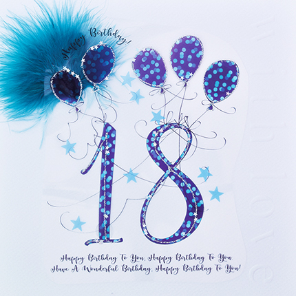 Wendy Jones-Blackett 18th Birthday Card CN1380