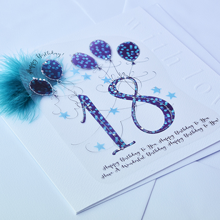 Wendy Jones-Blackett 18th Birthday Card CN1380 - Image 2