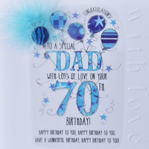 Wendy Jones-Blackett Dad 70th Birthday Card - CN1675