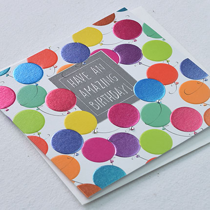 Wendy Jones-Blackett Balloons Birthday Card F436 - Image 2