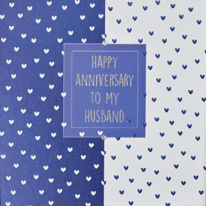 Wendy Jones-Blackett Husband Anniversary Card F448