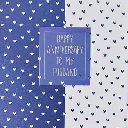 Wendy Jones-Blackett Husband Anniversary Card F448