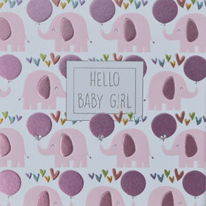 Wendy Jones-Blackett Baby Girl Card F449