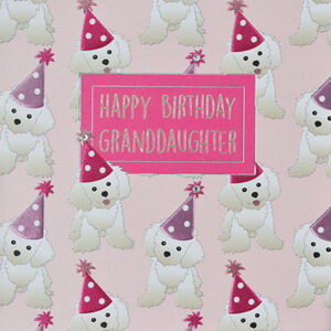 Wendy Jones-Blackett Granddaughter Birthday Card F467