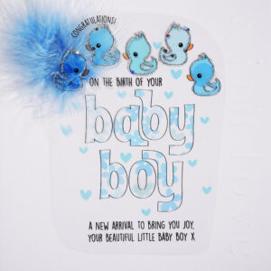 Wendy Jones-Blackett Baby Boy Card CN1852