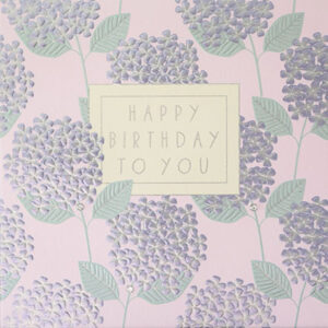 Wendy Jones-Blackett Flowers Birthday Card F421
