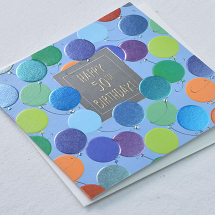 50th Birthday Card Wendy Jones-Blackett F483 - Image 2
