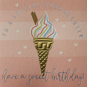 Wendy Jones-Blackett Goddaughter Birthday Card Q1110