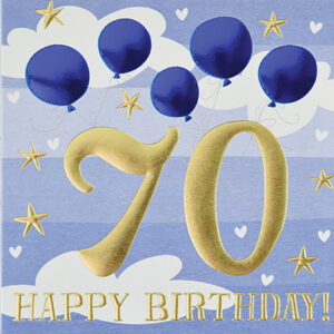Wendy Jones-Blackett 70th Birthday Card Q1217