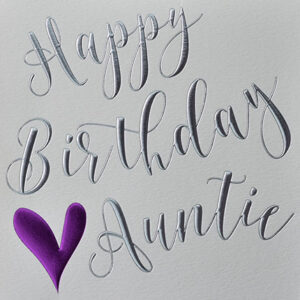 Wendy Jones-Blackett Auntie Card Q1241