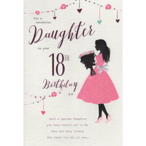Daughter 18th Birthday Card 2082