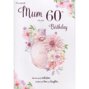 Mum 60th Birthday Card 7033