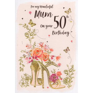 Mum 50th Birthday Card 7688