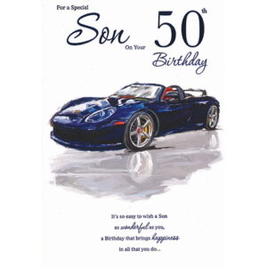 Son 50th Birthday Card 7705