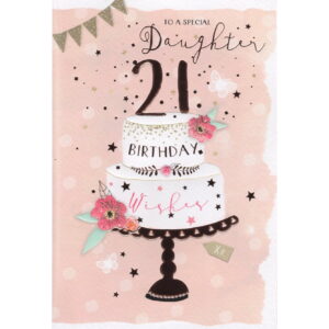 Daughter 21st Birthday Card 8240