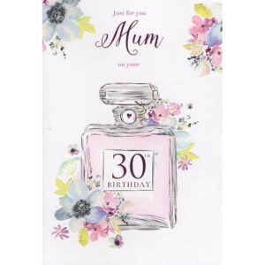 Mum 30th Birthday Card 8374