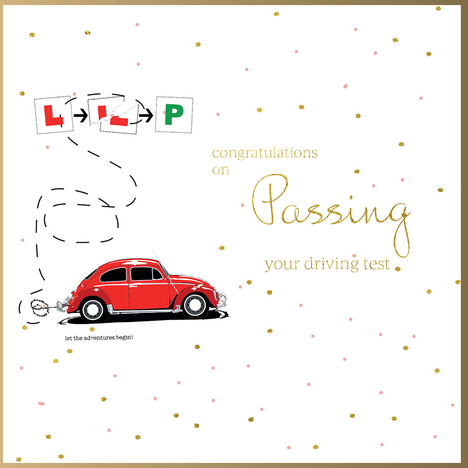 Rush Design Driving Test Card B102
