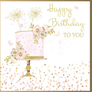Rush Design Birthday Cake Birthday Card B18
