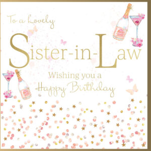 Rush Design Sister In Law Birthday Card B39
