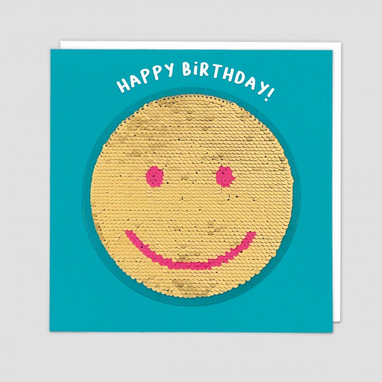 SQ22 Smiley Birthday Card