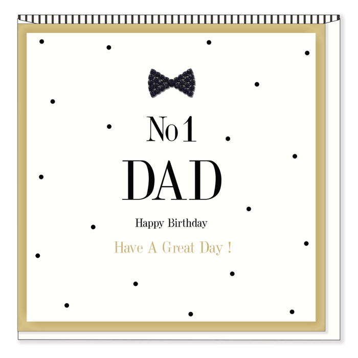 Mad Dots Dad Birthday Card BT10