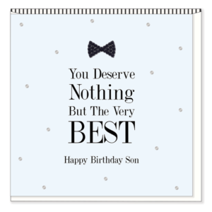 Mad Dots Son Birthday Card BT12