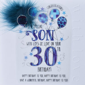 Wendy Jones-Blackett Son 30th Birthday Card CN1681