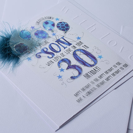 Wendy Jones-Blackett Son 30th Birthday Card CN1681 - Image 2