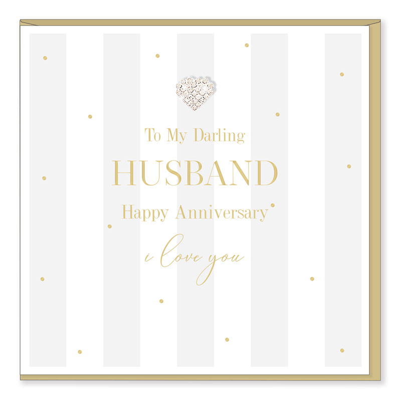 Mad Dots Husband Anniversary Card MDW24
