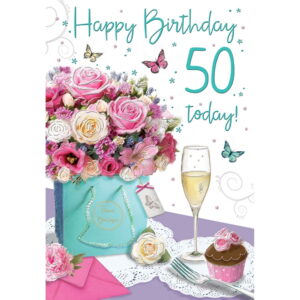 50th Birthday Card - 80081