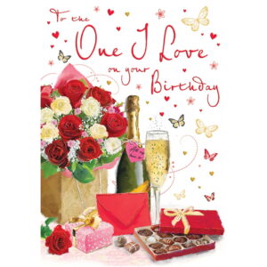 One I Love Birthday Card 80190