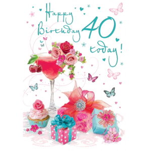 40th Birthday Card - 80199