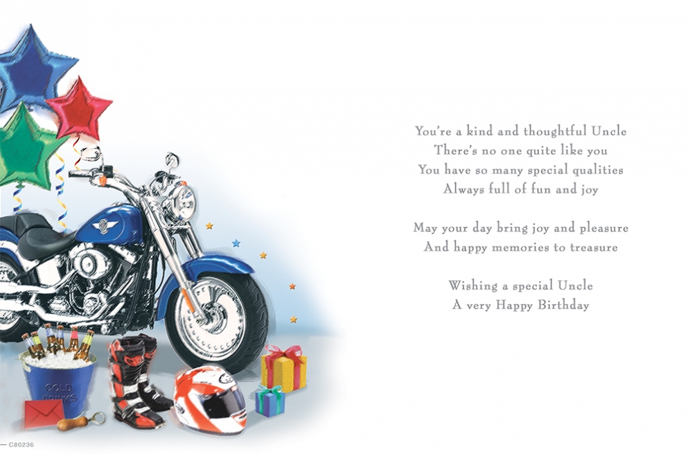 Uncle Birthday Card 80236 - Image 2