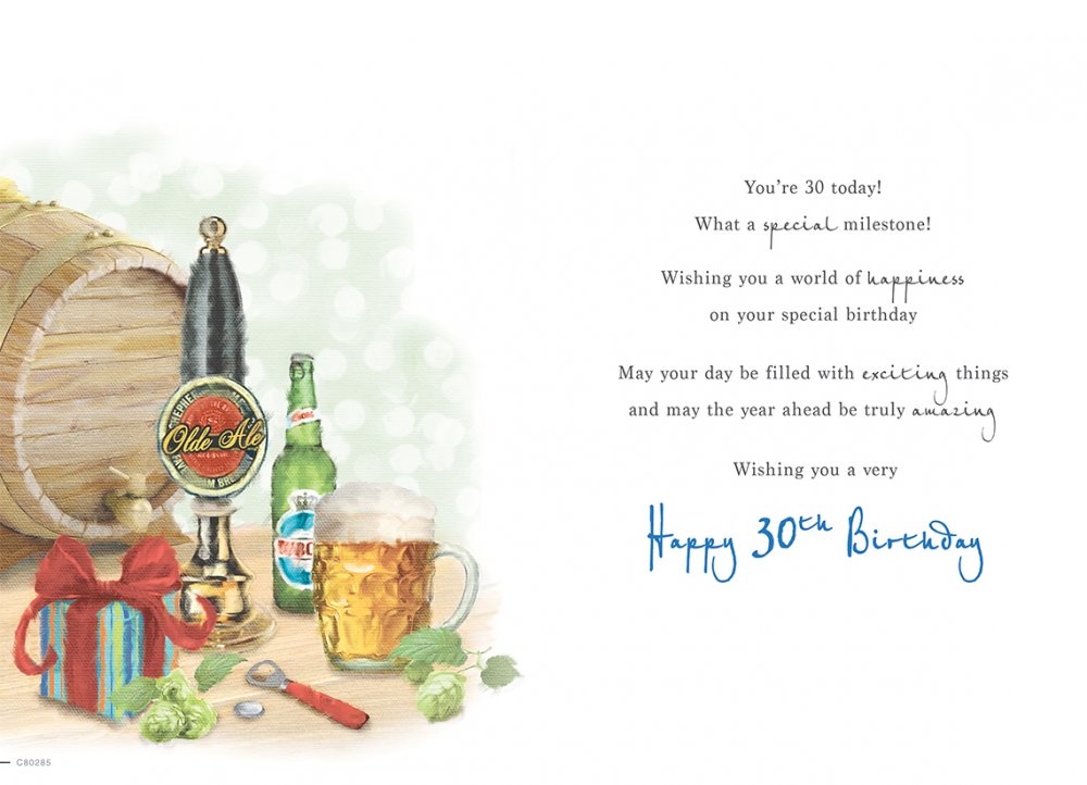 30th Birthday Card 80198 - Image 2