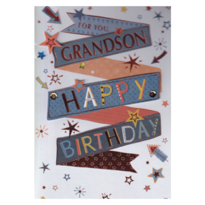 Grandson Birthday Card 27720