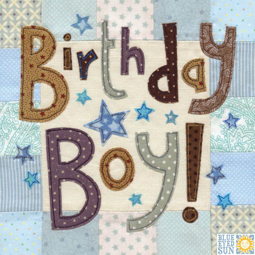 Blue Eyed Birthday Boy Card A50