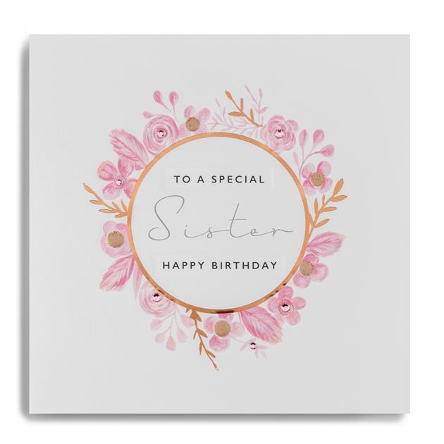 Janie Wilson Sister Birthday Card CLE14