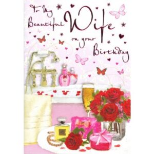 Wife Birthday Card 80175