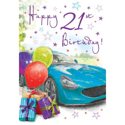 21st Birthday Card - 80284