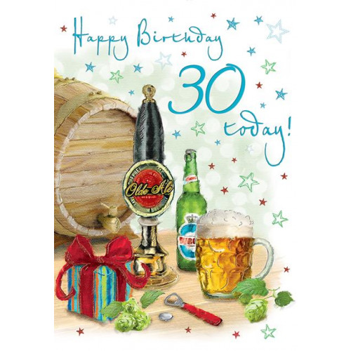 30th Birthday Card 80198