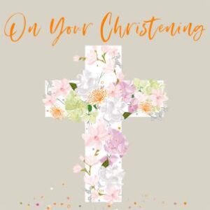 Belly Button Christening Card ELE85